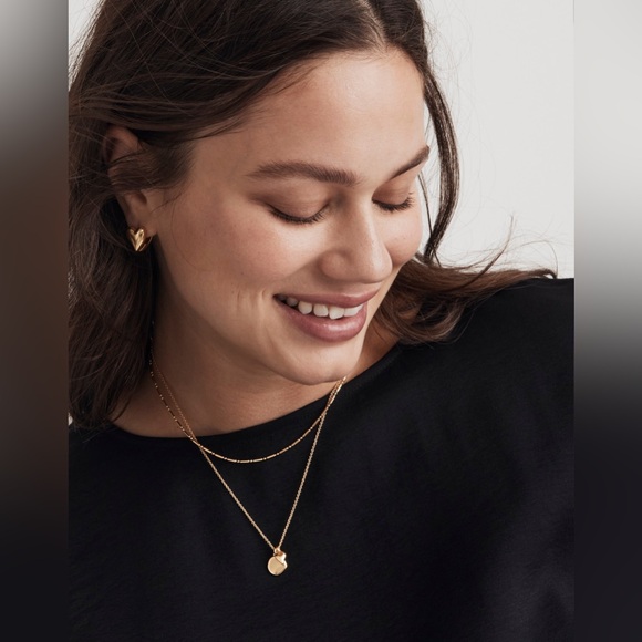 Madewell Two-Pack Heart Necklace - Picture 5 of 6